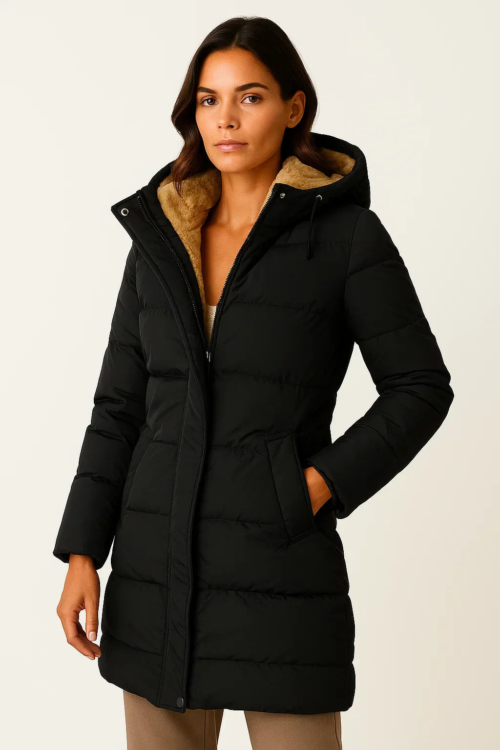 Damen Pufferjacke – Isolierte Winterjacke für Herbst und Winter