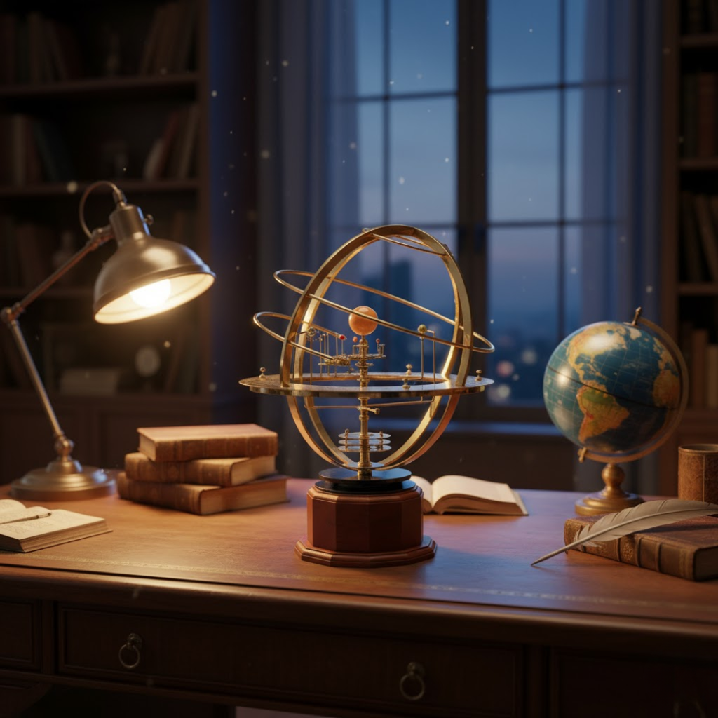 Modèle réduit de notre système solaire (un planétaire)