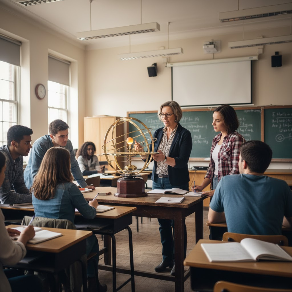 Modèle réduit de notre système solaire (un planétaire)