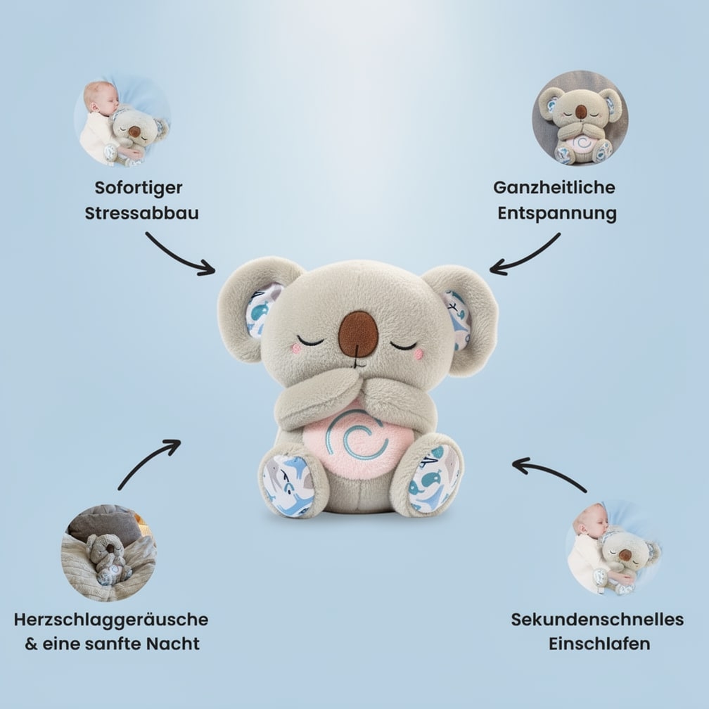 Breathable Plush Toy | Koala Plush Toy for Relaxation & Sleep Aid | SleepKoala