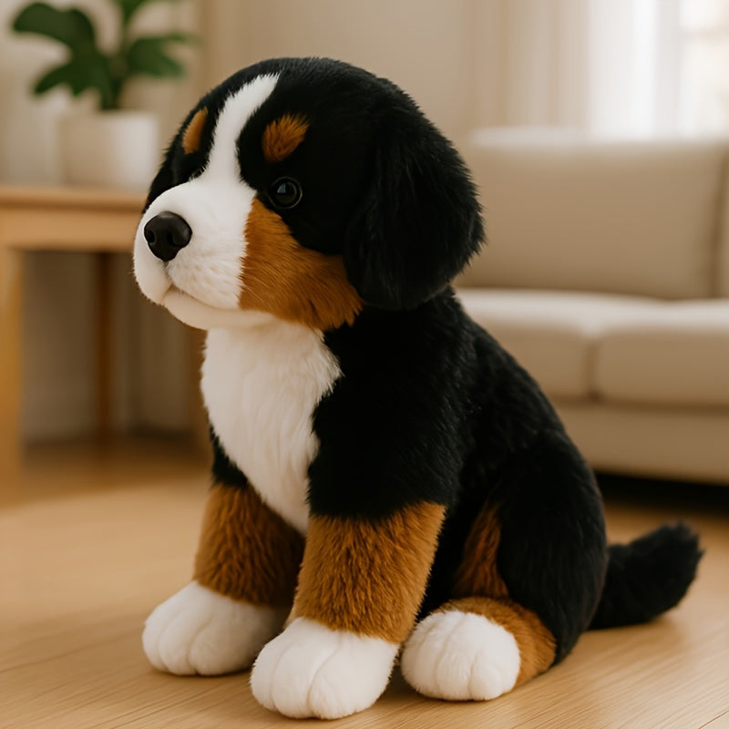 Bernese Mountain Dog Plush Toy | Realistic Dog Stuffed Animal | SoftBernie