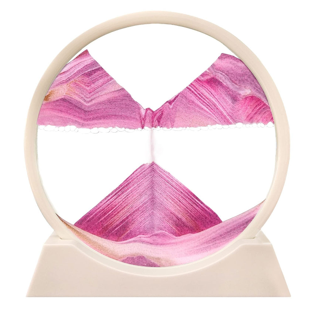 3D Moving Sand Art - Soothing Glass Decoration for Every Room