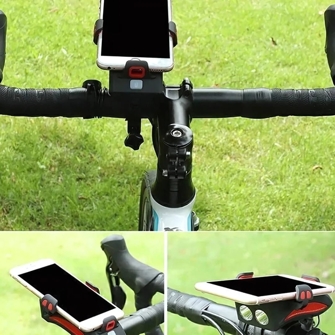 4-in-1 Fahrradlicht mit Powerbank und 1500 Lumen LED