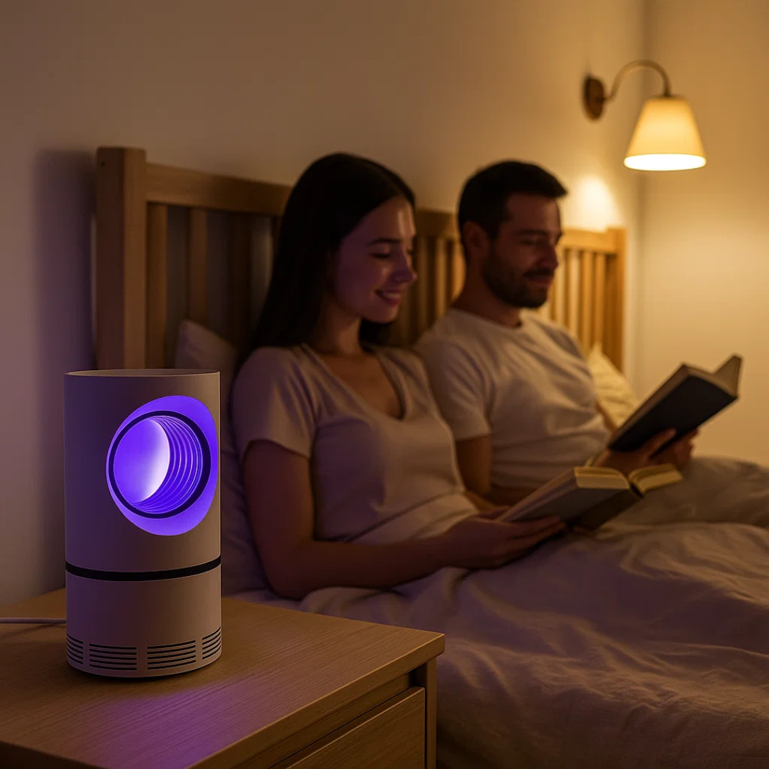 Electric ultraviolet fly trap for indoor and outdoor use