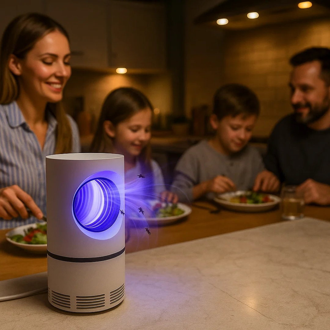 Electric ultraviolet fly trap for indoor and outdoor use