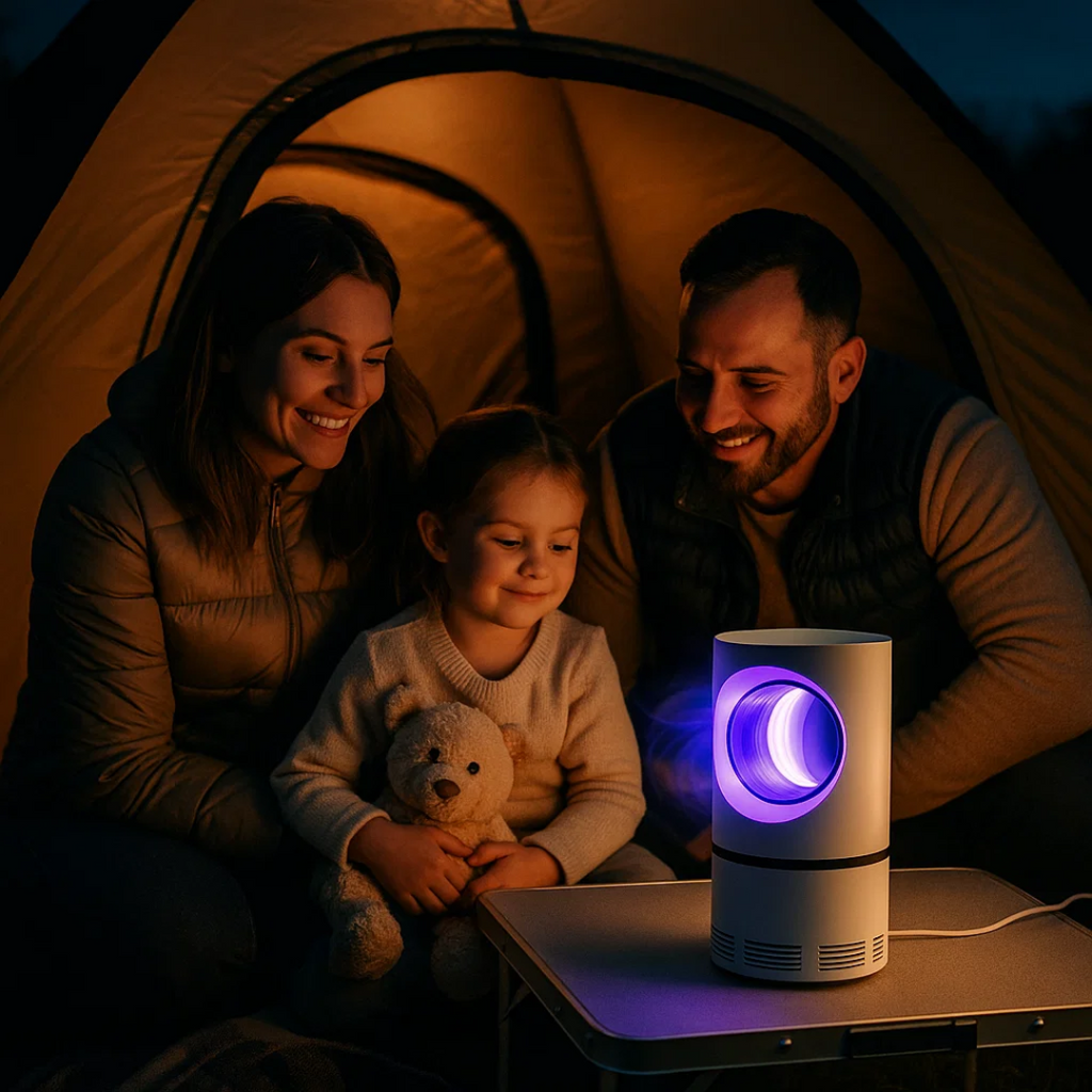 Electric ultraviolet fly trap for indoor and outdoor use