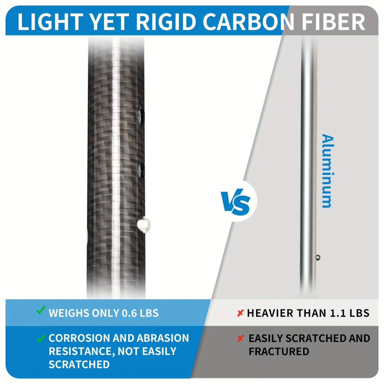 Canne de marche en fibre de carbone – ultralégère et réglable en hauteur