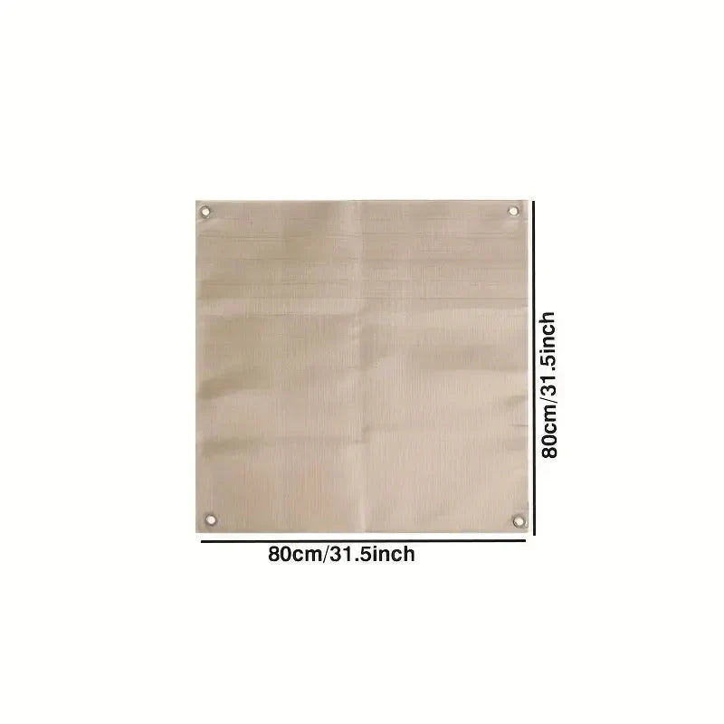 Feuerfeste Matte - Schutz für BBQ & Feuerstelle