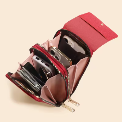 Umhängetasche für Frauen | Handytasche zum Hängen mit Geldbörse | ModePouch