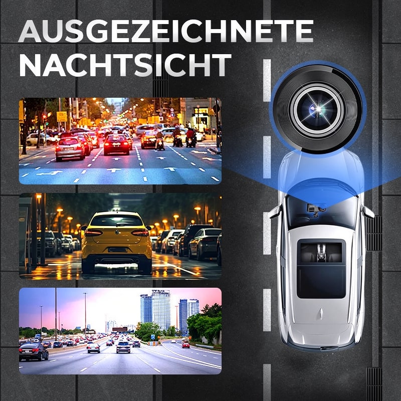 Dashcam for Front and Rear of the Car | Backup Camera for Retrofit | Car Camera | DriveCam
