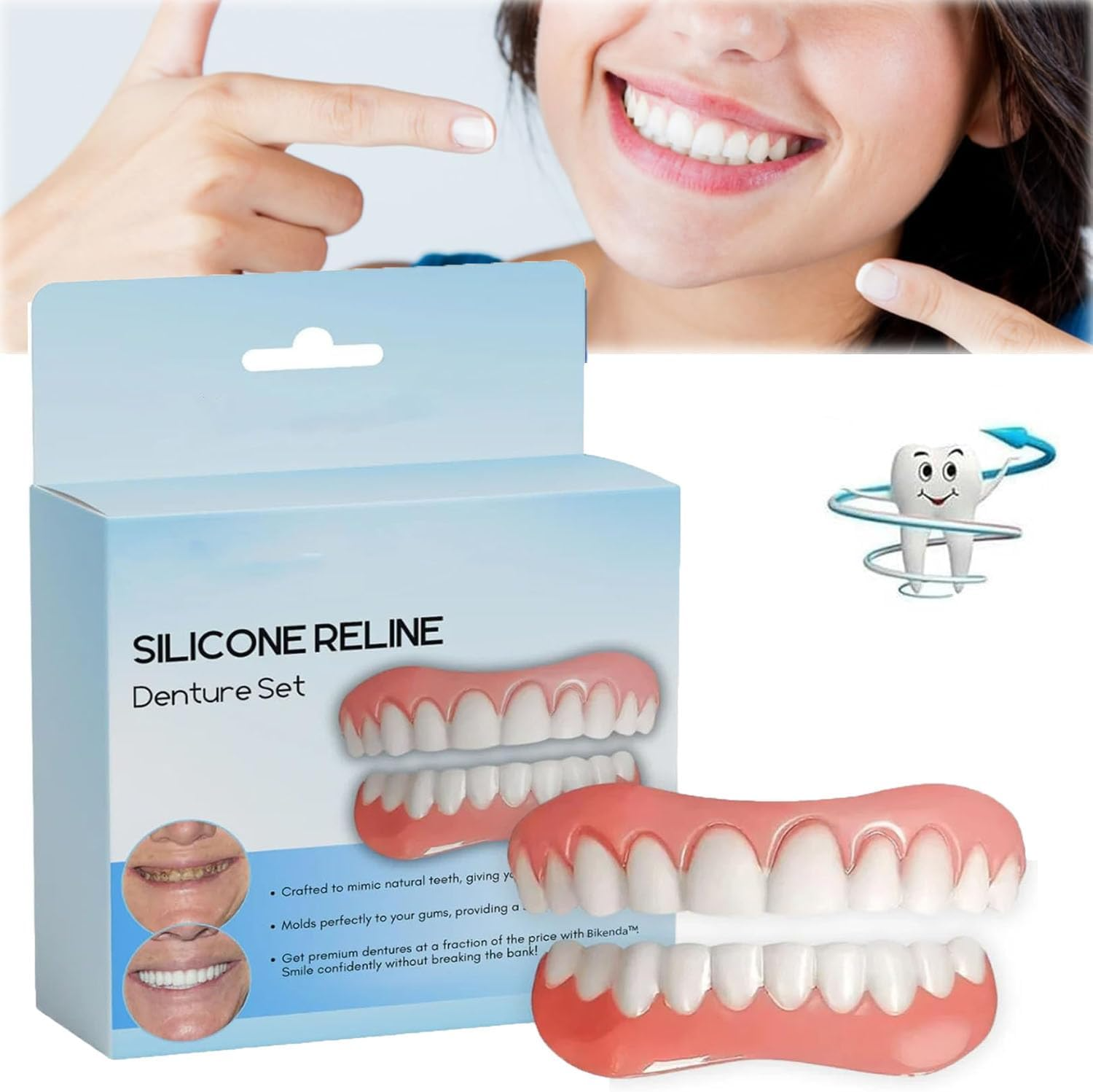 Anpassung & Stabilisierung für Zahnprothesen | Universelle Zahnprothesen | DentureFix