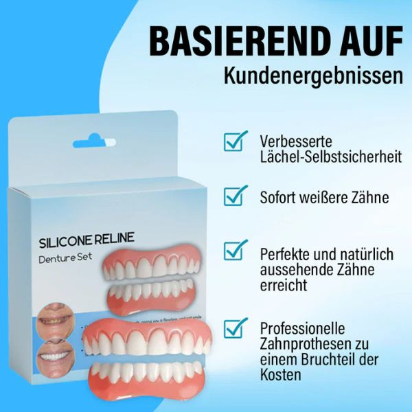 Anpassung & Stabilisierung für Zahnprothesen | Universelle Zahnprothesen | DentureFix