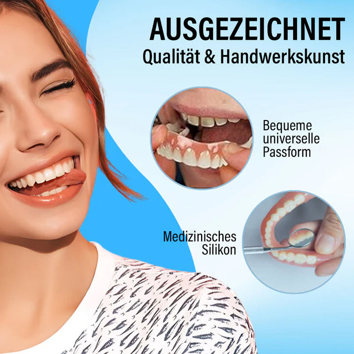 Anpassung & Stabilisierung für Zahnprothesen | Universelle Zahnprothesen | DentureFix