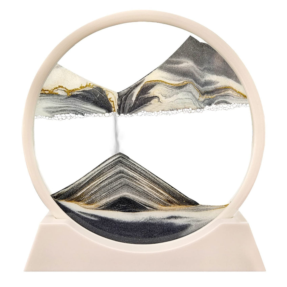 3D Moving Sand Art - Soothing Glass Decoration for Every Room