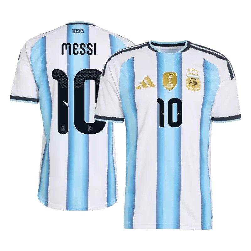 Argentina 2026 Messi Home Player Jersey with World Champions Patch