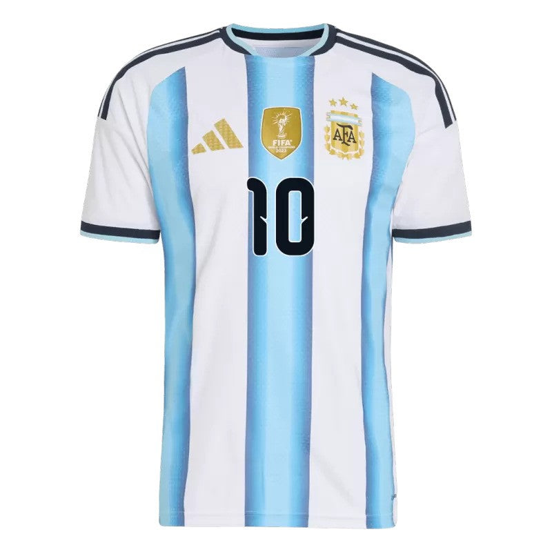 Argentina 2026 Messi Home Player Jersey with World Champions Patch