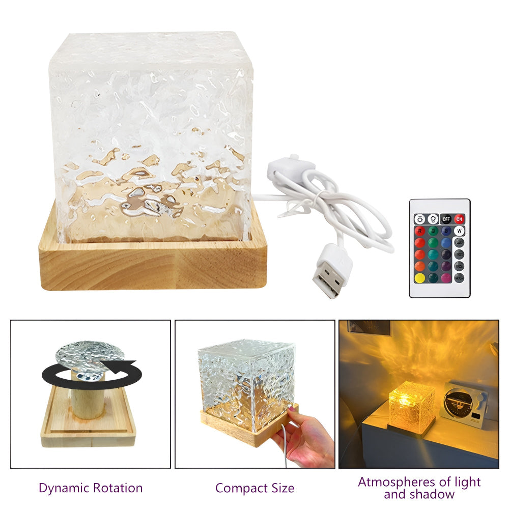 16-Color Ocean Wave Projector - Perfect Atmosphere for Any Room