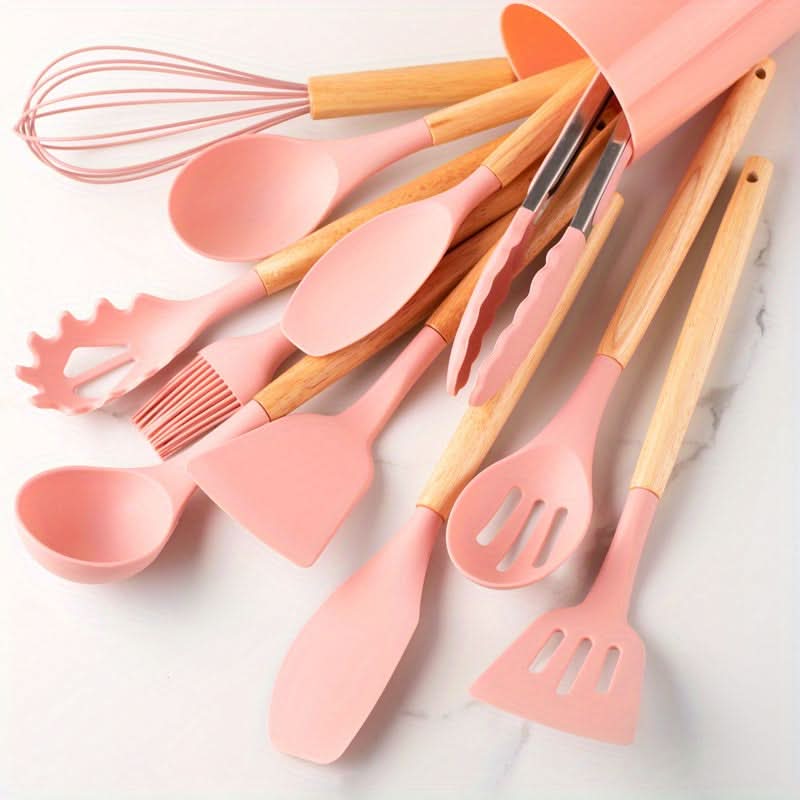 SilicoWare – 12-piece Kitchen Silicone Utensil Set