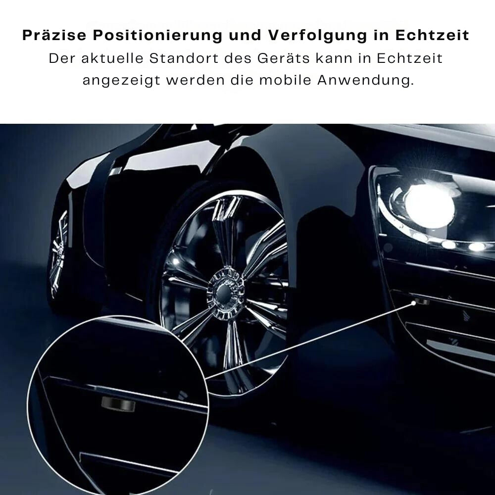 Discreet GPS locator with magnetic mount and real-time tracking