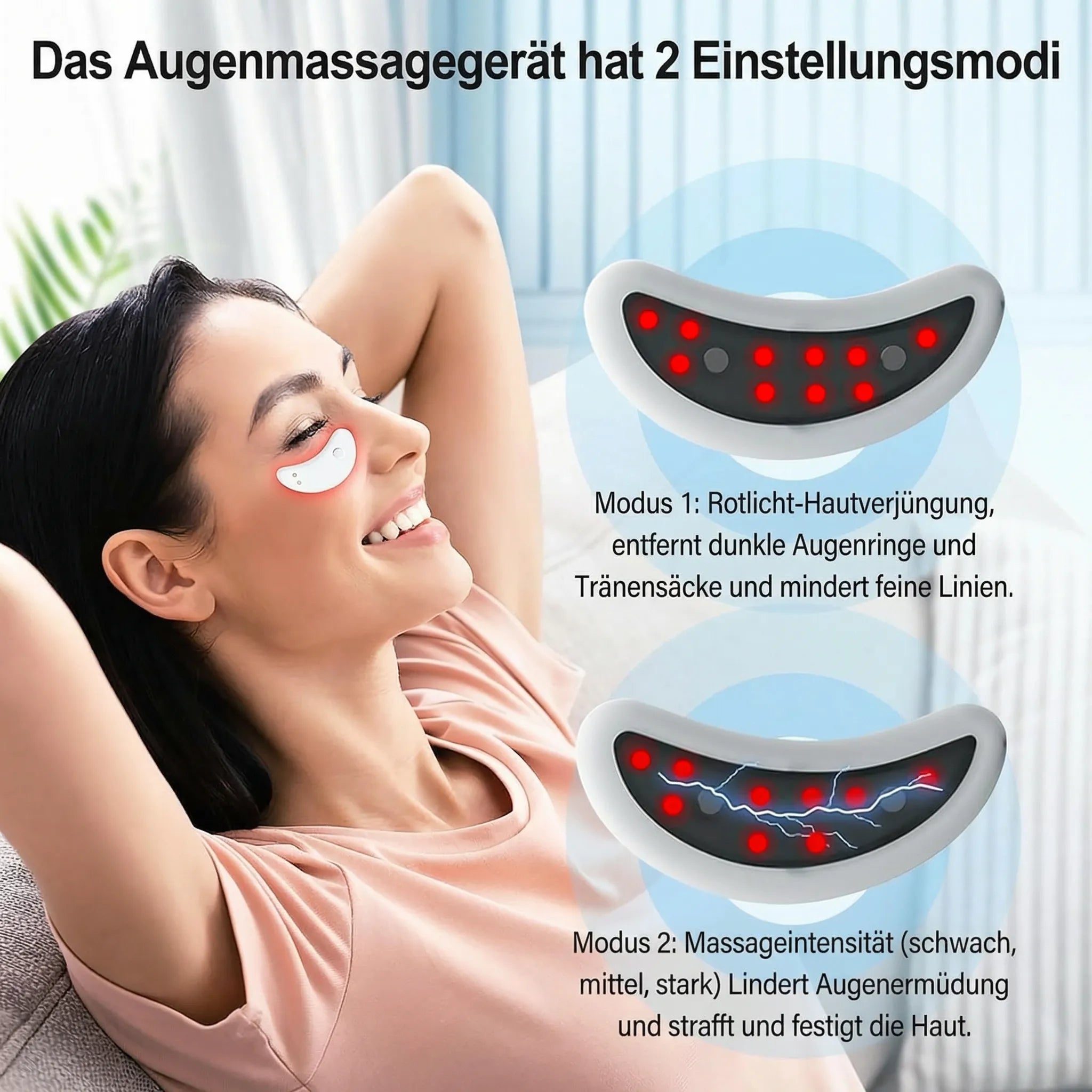 Device for Dark Circles & Puffiness Using Red Light Therapy | Augenia