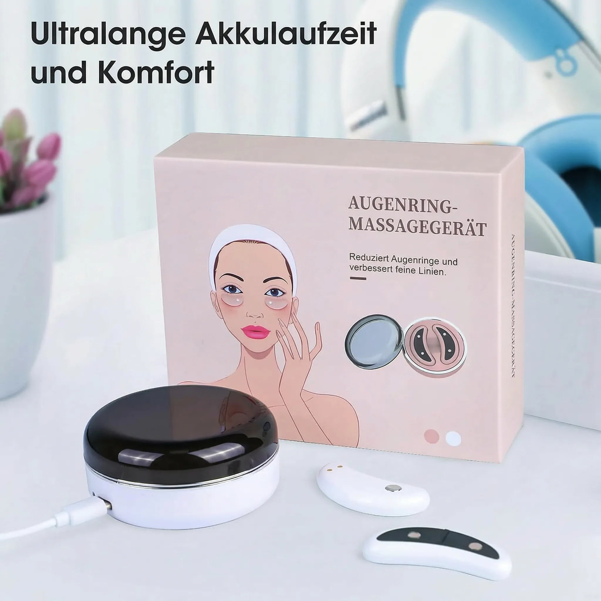 Device for Dark Circles & Puffiness Using Red Light Therapy | Augenia