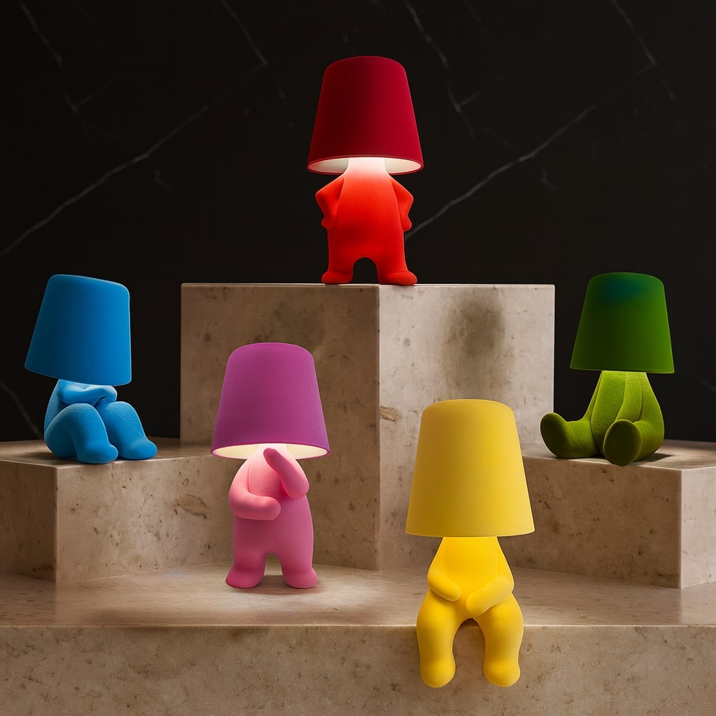 Tischlampe für das Kinderzimmer | Moderne Tischleuchte | Nachtlampe | GlowFigure