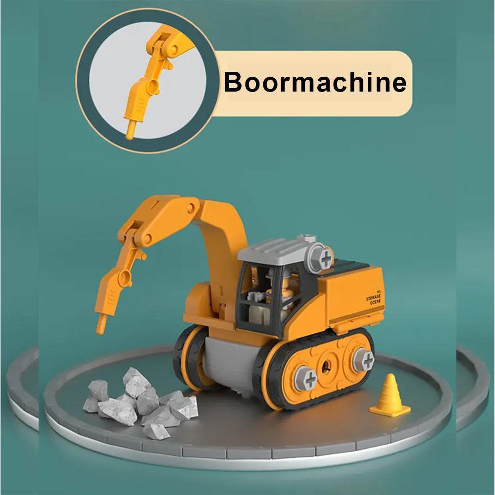 Bagger-Abenteuer | Pädagogisches Konstruktionsspielzeug für junge Ingenieure