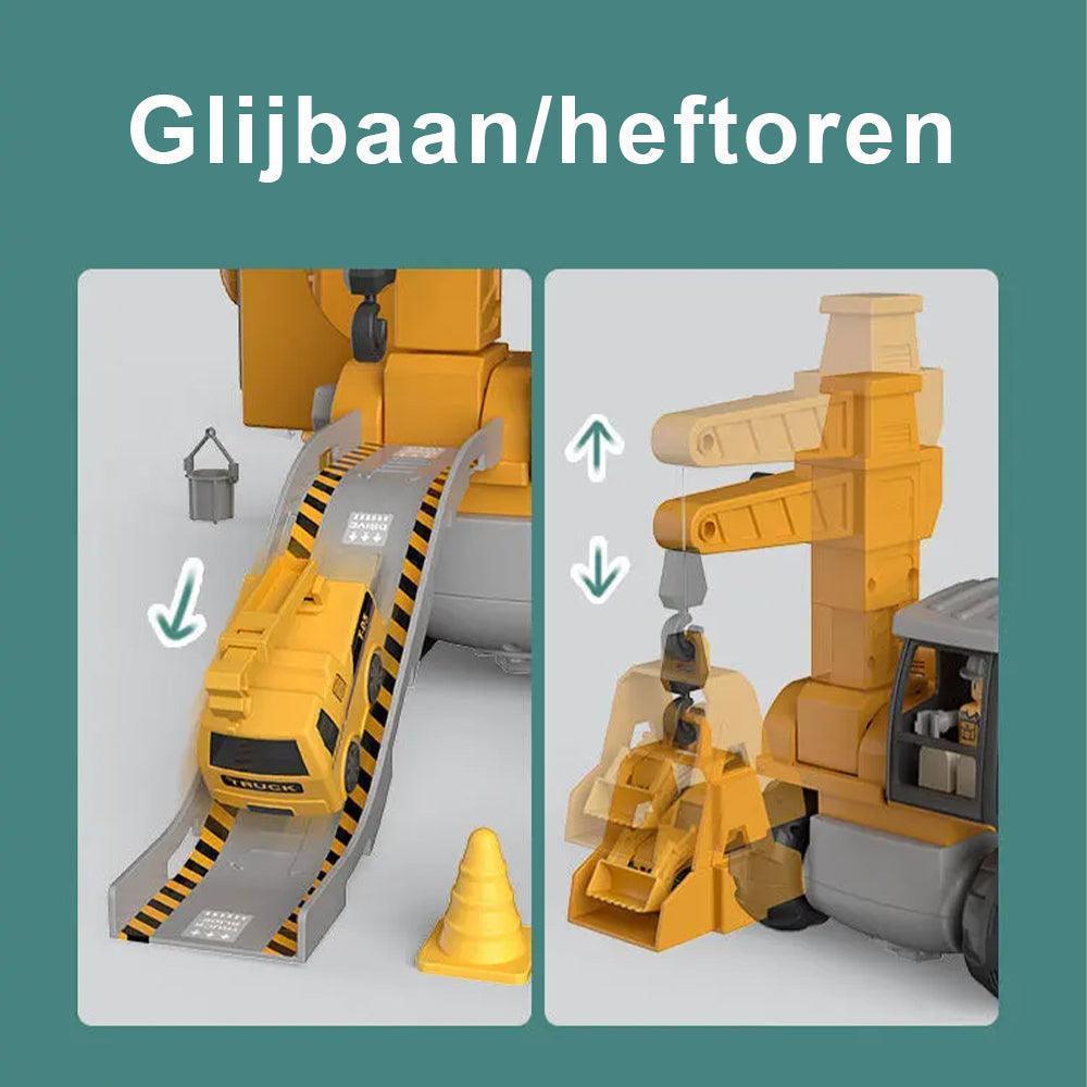 Bagger-Abenteuer | Pädagogisches Konstruktionsspielzeug für junge Ingenieure