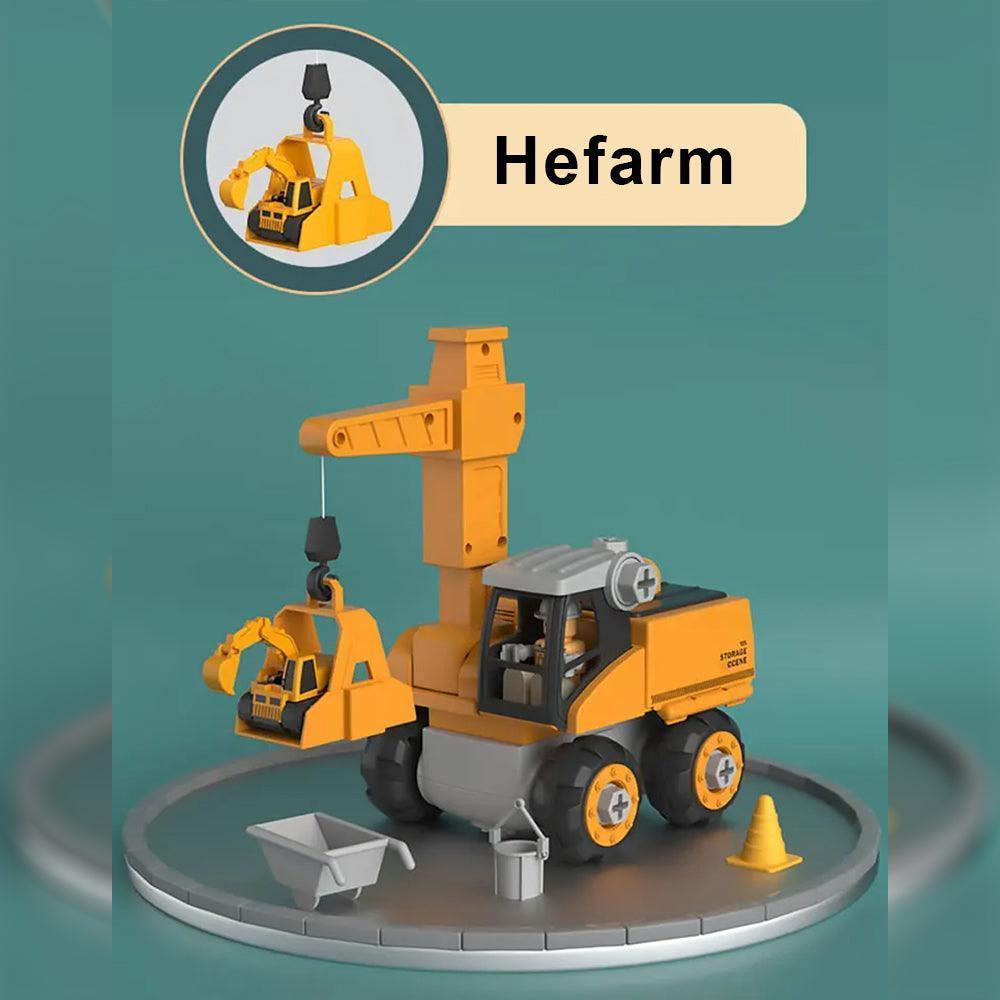 Bagger-Abenteuer | Pädagogisches Konstruktionsspielzeug für junge Ingenieure