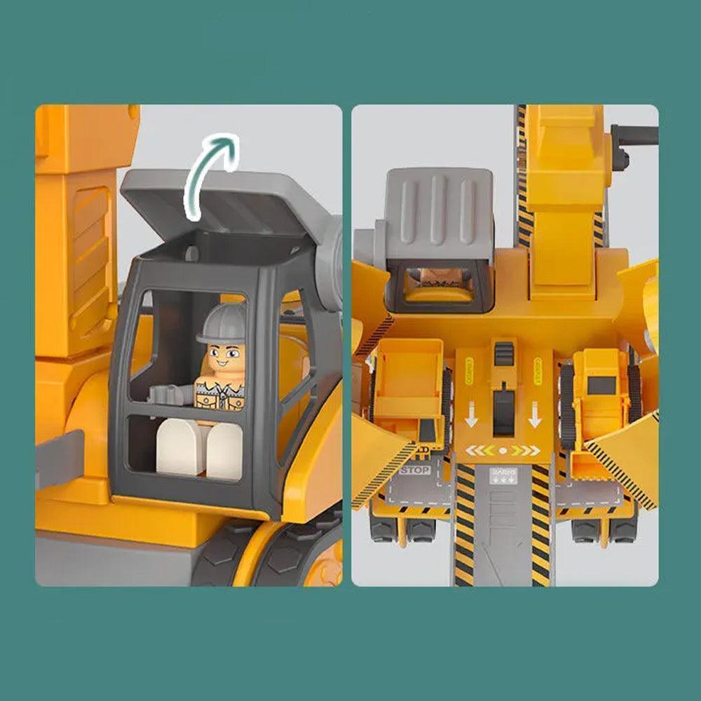 Bagger-Abenteuer | Pädagogisches Konstruktionsspielzeug für junge Ingenieure