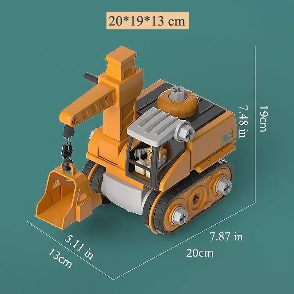 Bagger-Abenteuer | Pädagogisches Konstruktionsspielzeug für junge Ingenieure