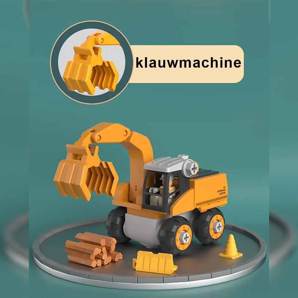 Bagger-Abenteuer | Pädagogisches Konstruktionsspielzeug für junge Ingenieure