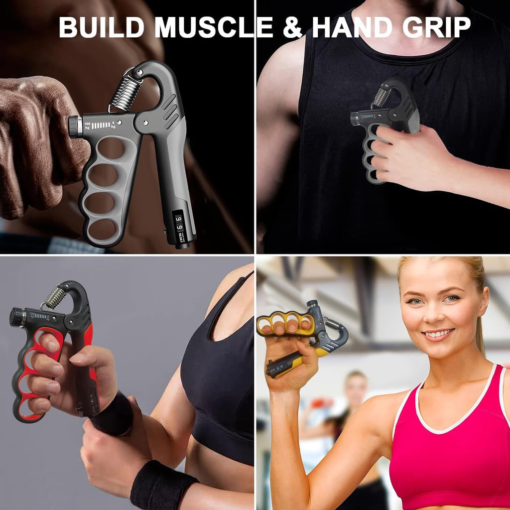 Unterarmtrainer | Handtrainer | Griffkrafttrainer bis zu 100 kg | SteelGrip