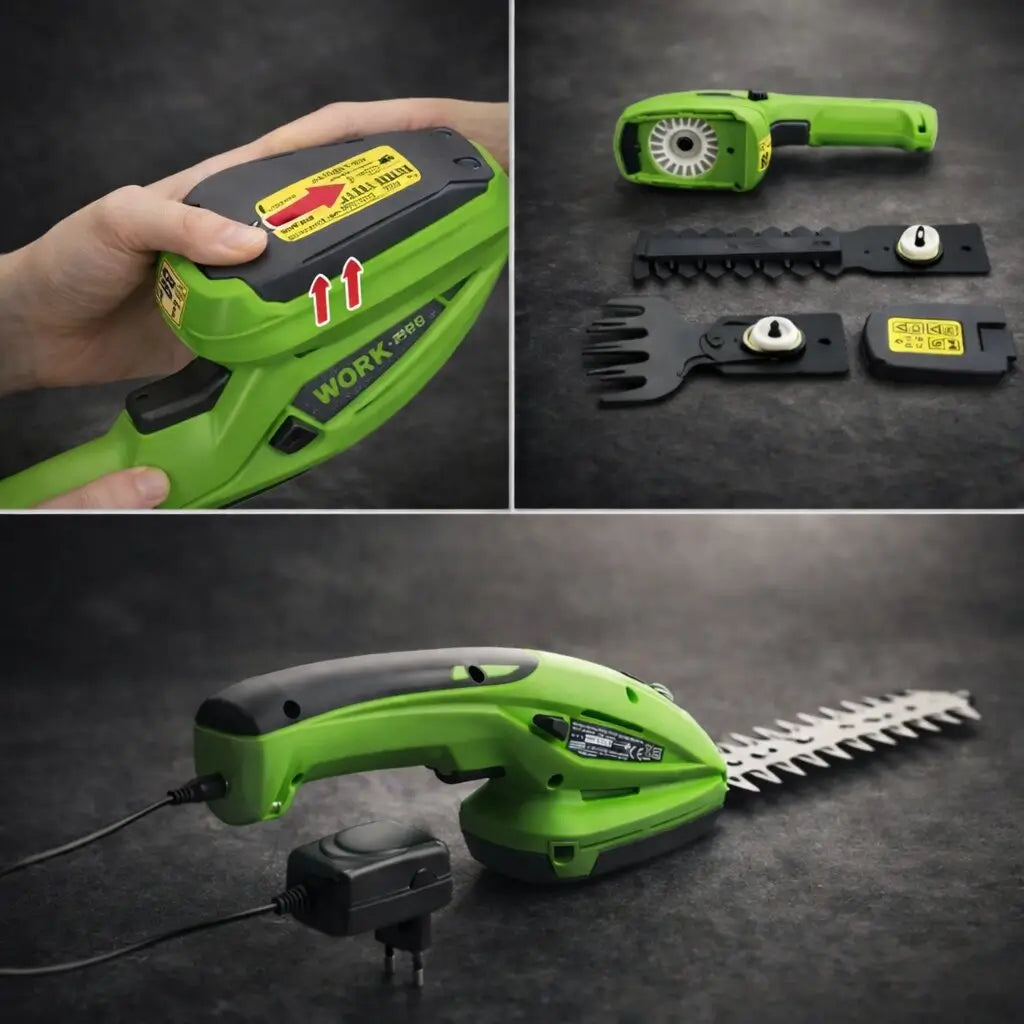 Akku-Heckenschneider | Grasschneider für den Garten | GreenBlade