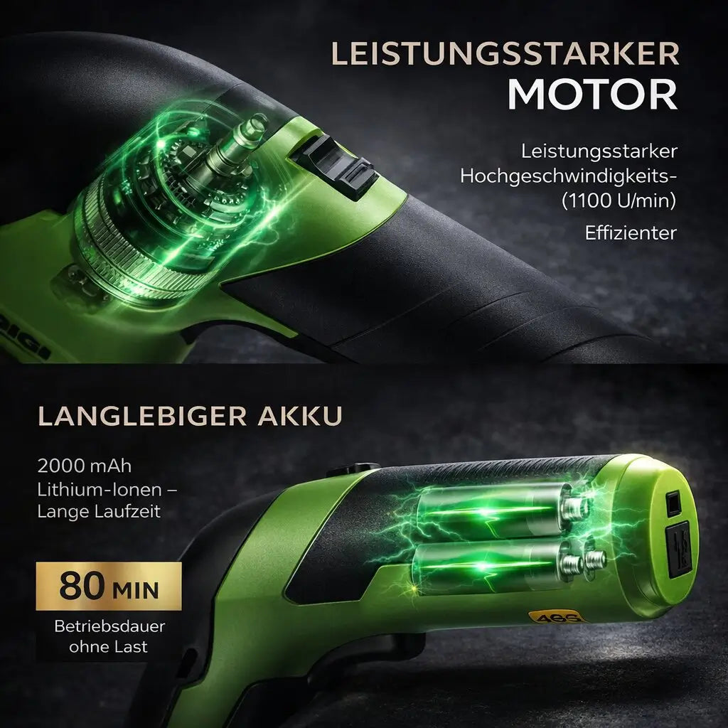 Akku-Heckenschneider | Grasschneider für den Garten | GreenBlade