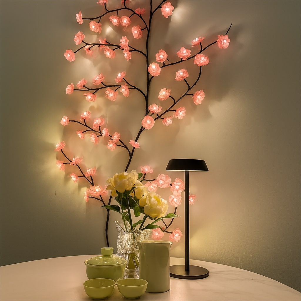 LED Autumn Decoration | Autumn Flower Decoration | String Lights | Light Blossom