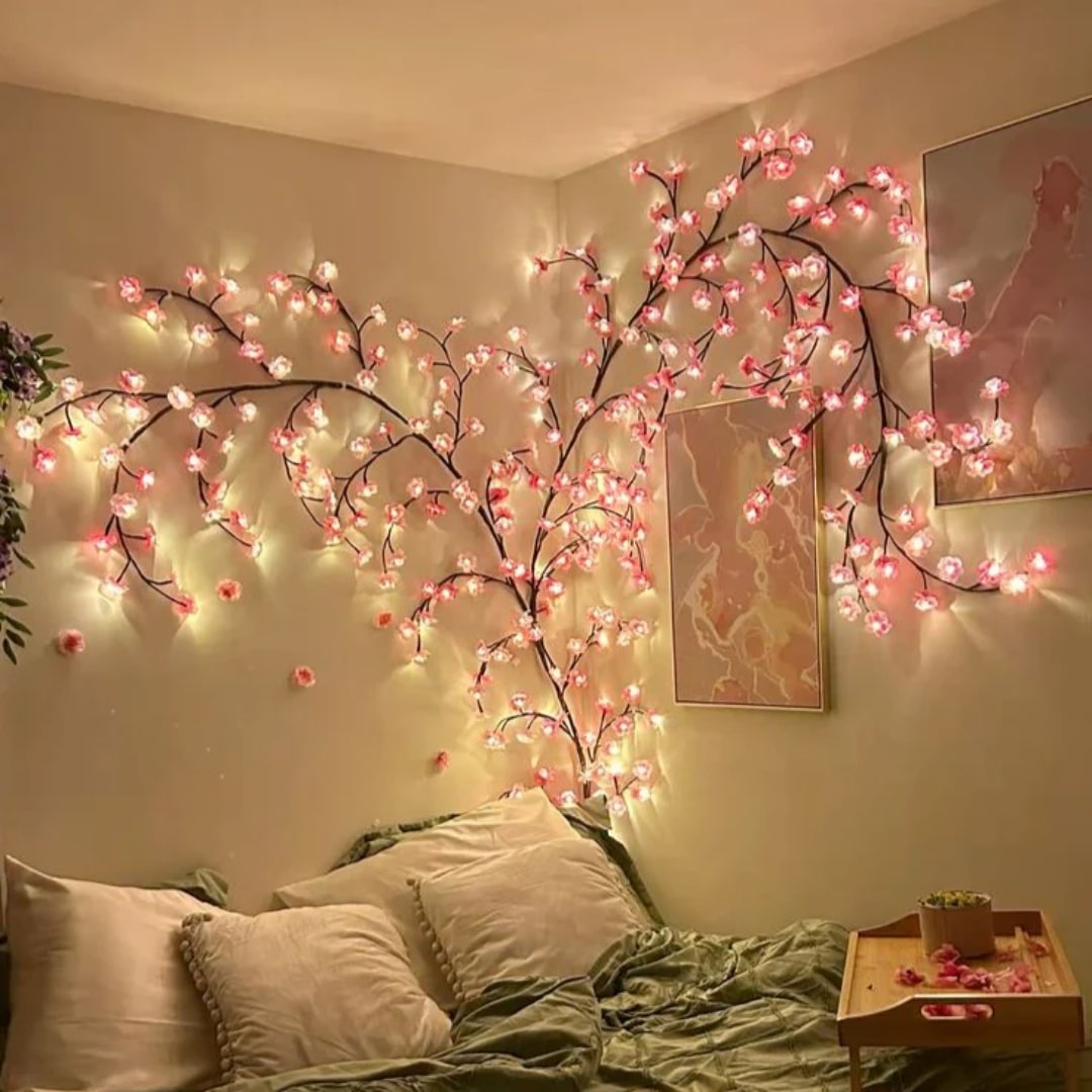 LED Autumn Decoration | Autumn Flower Decoration | String Lights | Light Blossom