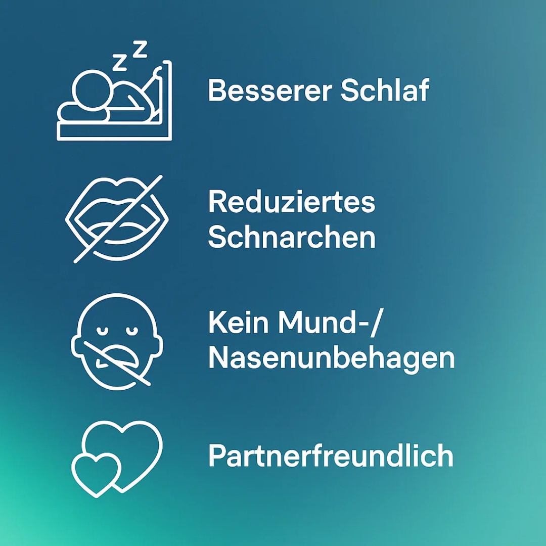 Skuteczne urządzenie przeciw chrapaniu z paskiem podbródkowym