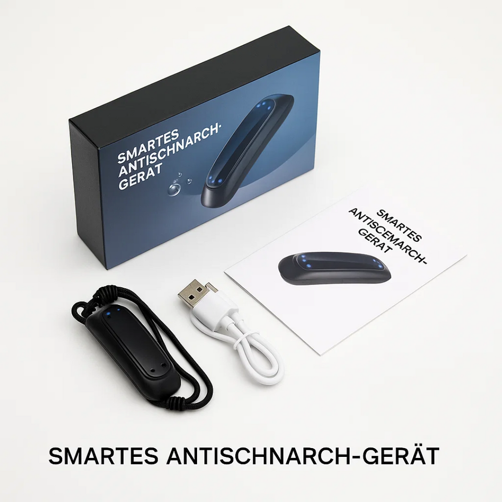 Skuteczne urządzenie przeciw chrapaniu z paskiem podbródkowym