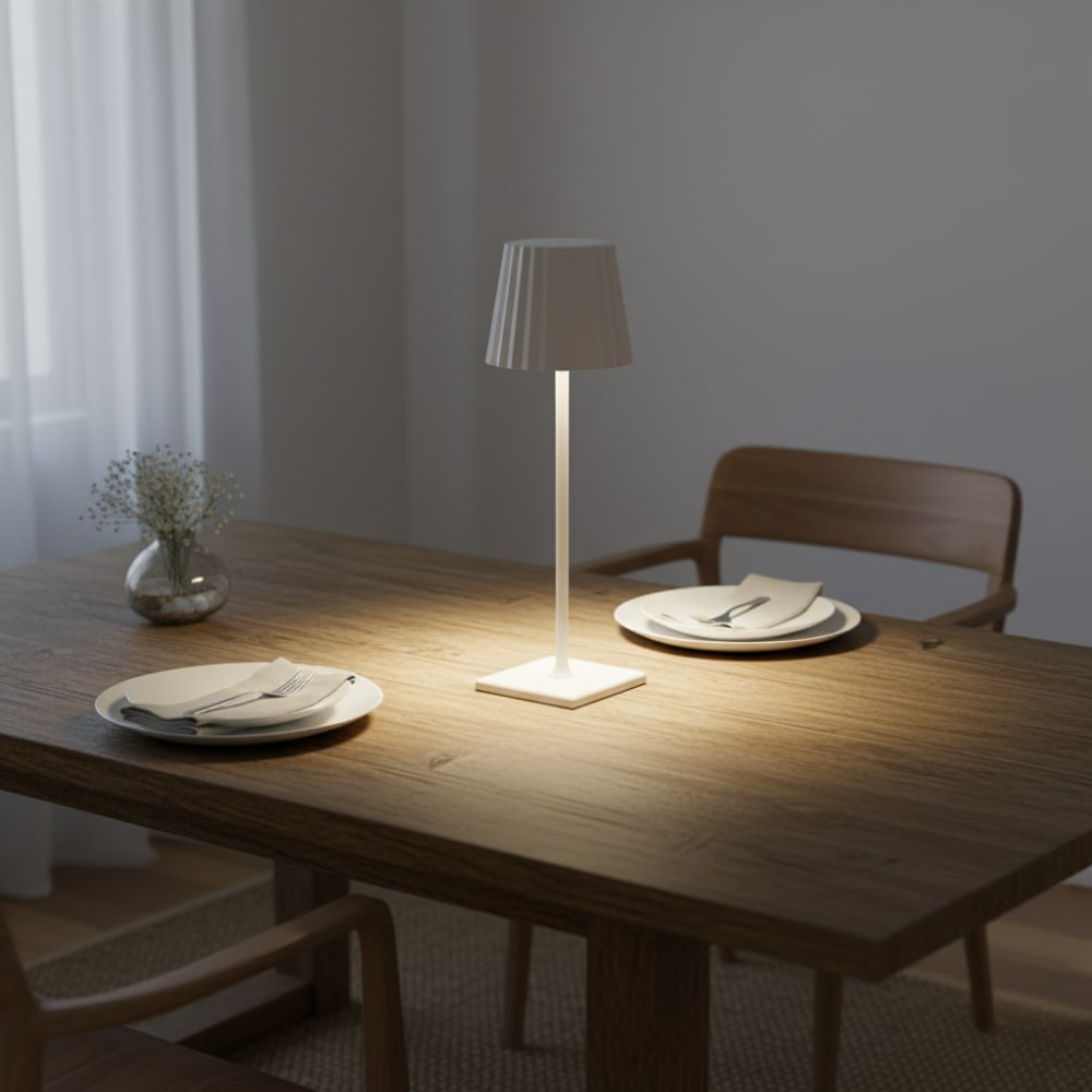 Wireless table lamp | Lamp for the living room | Modern rechargeable table lamp | VelaLume