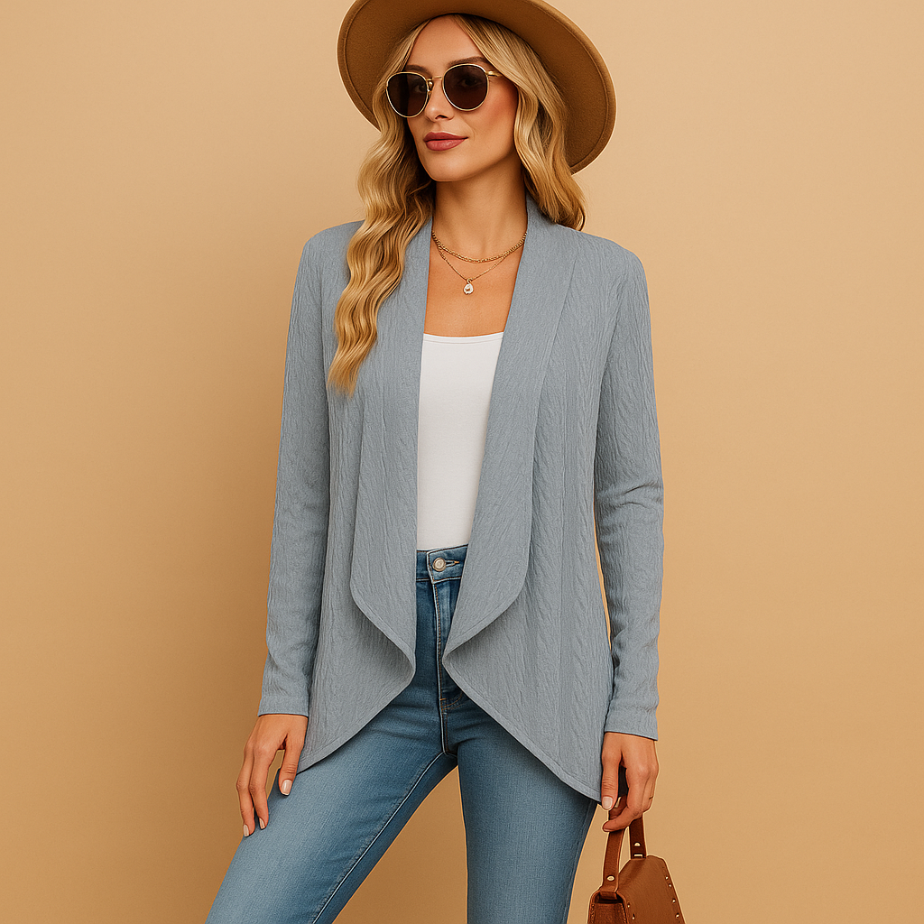 Long knitted cardigan for women – Elegant and versatile