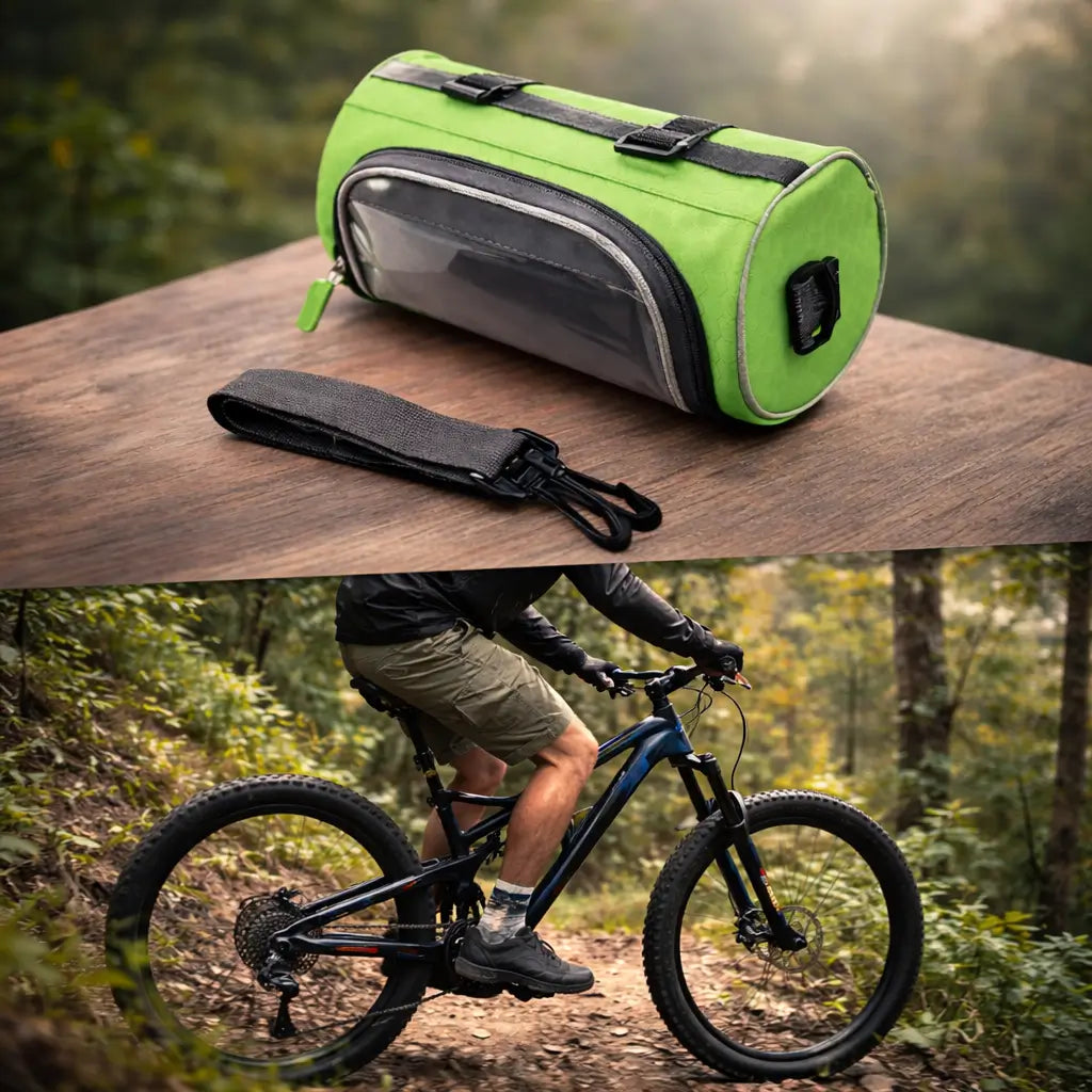 Handlebar Bag for Bicycle | Waterproof Bike Bag with Touchscreen | Tourix
