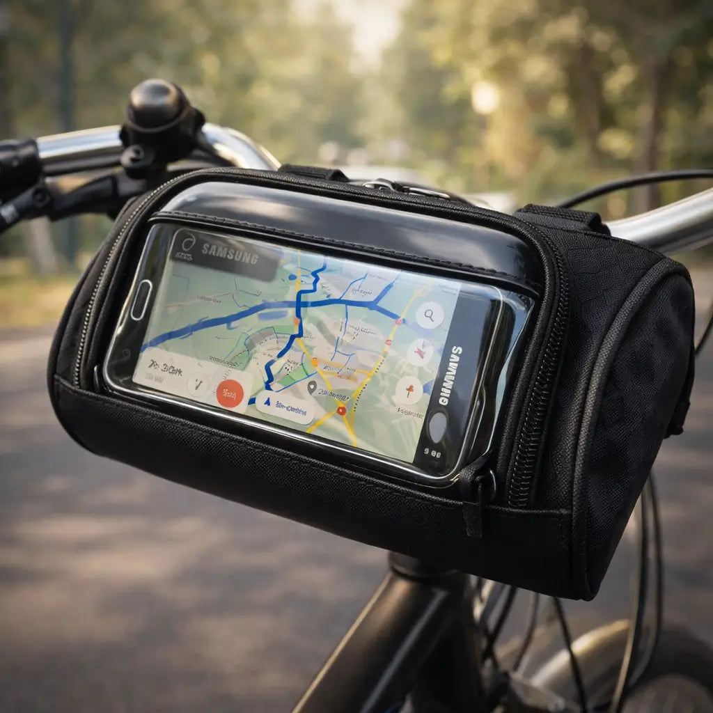 Handlebar Bag for Bicycle | Waterproof Bike Bag with Touchscreen | Tourix