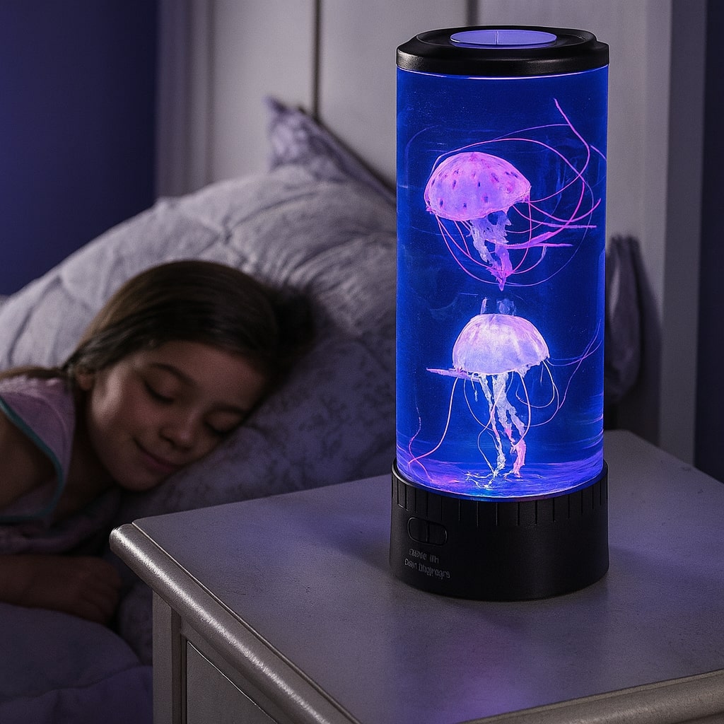 LED bedside lamp | Desk lamp with jellyfish effect | Table light | LightWave