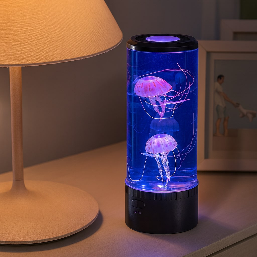 LED bedside lamp | Desk lamp with jellyfish effect | Table light | LightWave