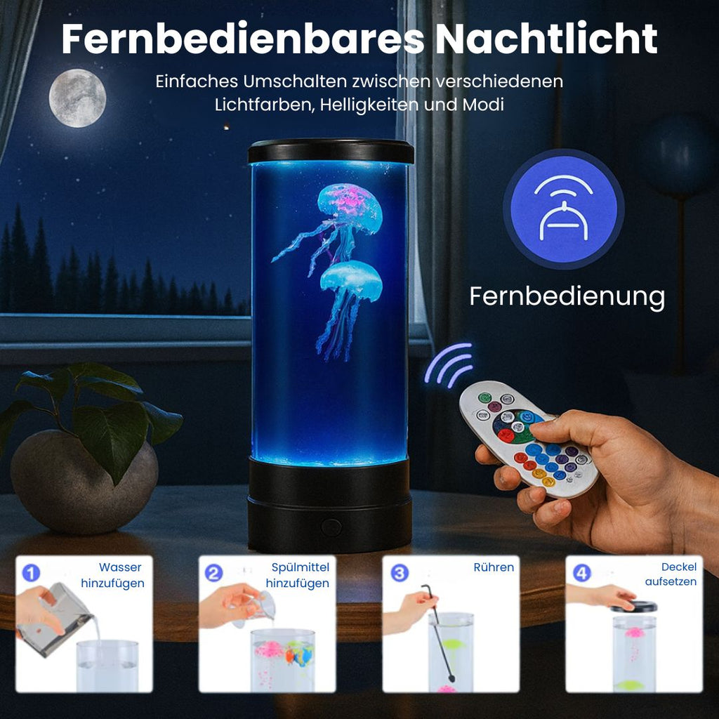 LED bedside lamp | Desk lamp with jellyfish effect | Table light | LightWave