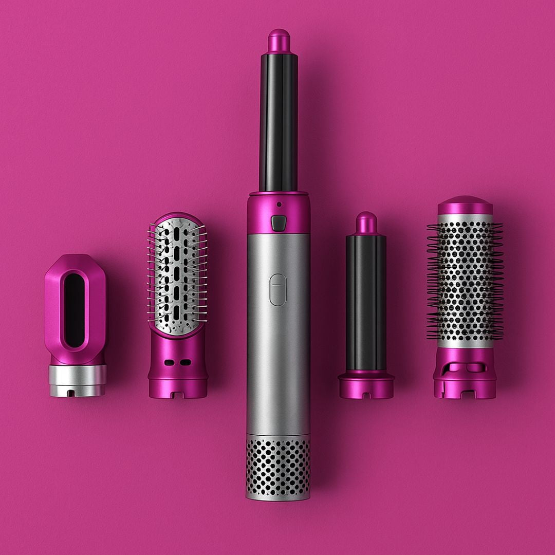 5 in 1 Lockenstab | Haartrockner, Glätteisen und Welleneisen in 1 | Hairstyler | Stylora