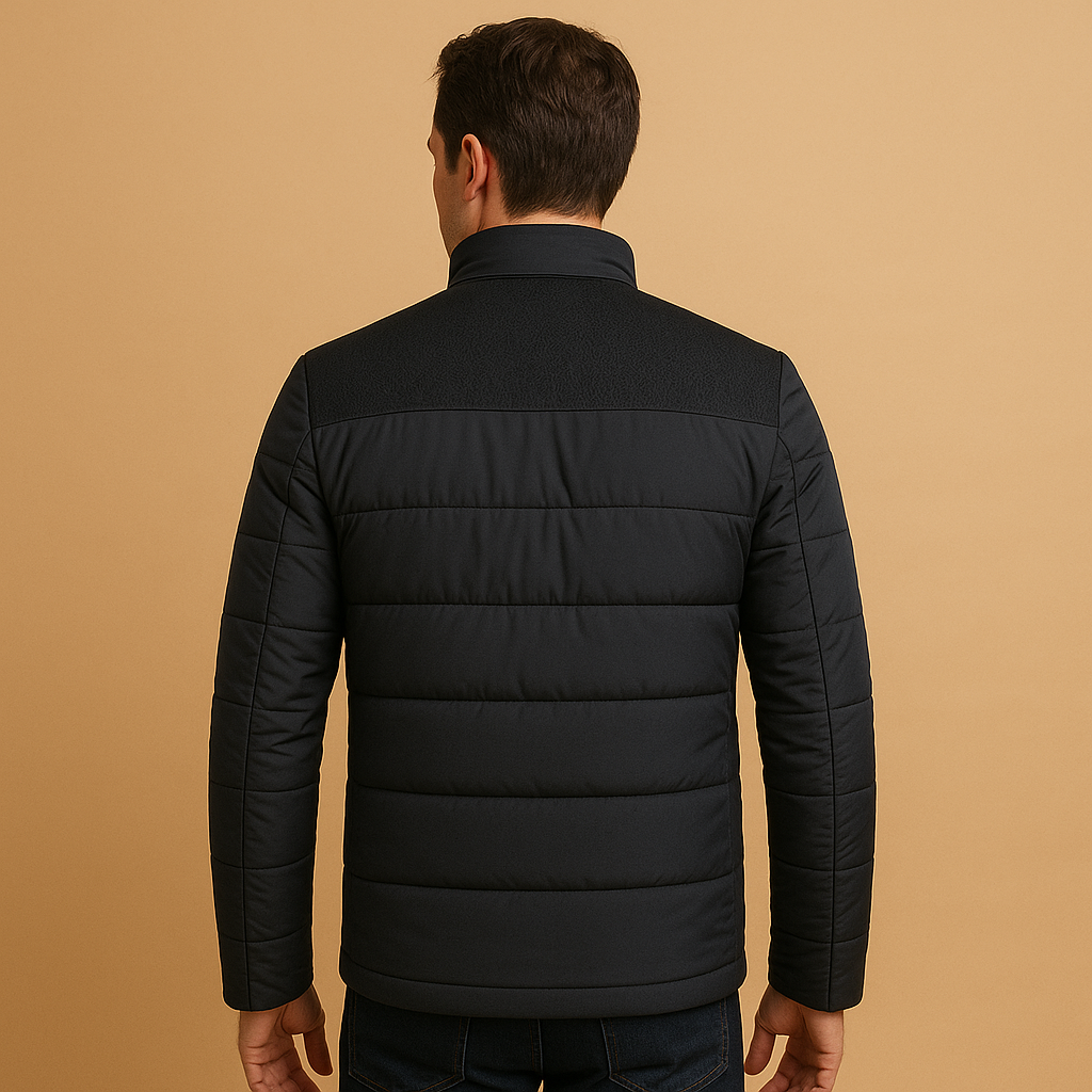 Veste polaire zippée pour homme à col montant – Chaude et légère