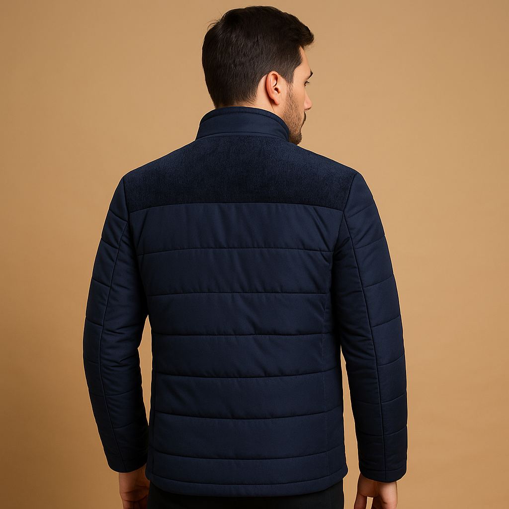 Veste polaire zippée pour homme à col montant – Chaude et légère
