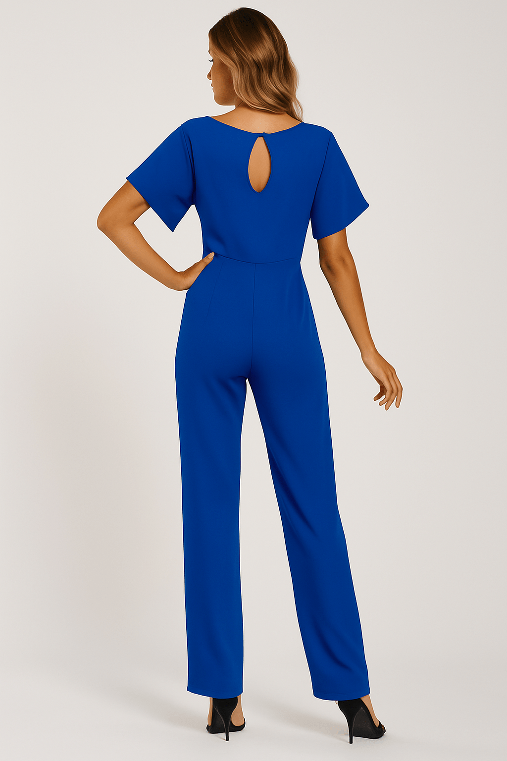 Damen Jumpsuit mit Bindegürtel – Müheloser Stil in einem Teil